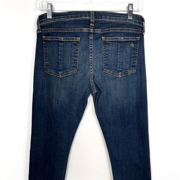 Rag & Bone Medium Wash Full Length Ankle Skinny Jeans 28” - Picture 8 of 12